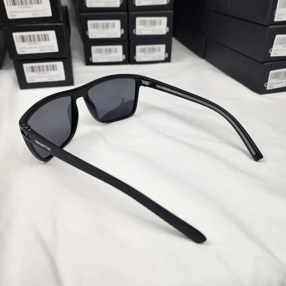 ZENOTTIC Polarized Sunglasses for Men Lightweight UV400 Square Sun Glasses